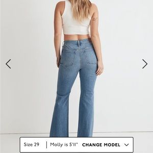 Madewell The Perfect Vintage Flair Tarlow wWash size 31. NWT
